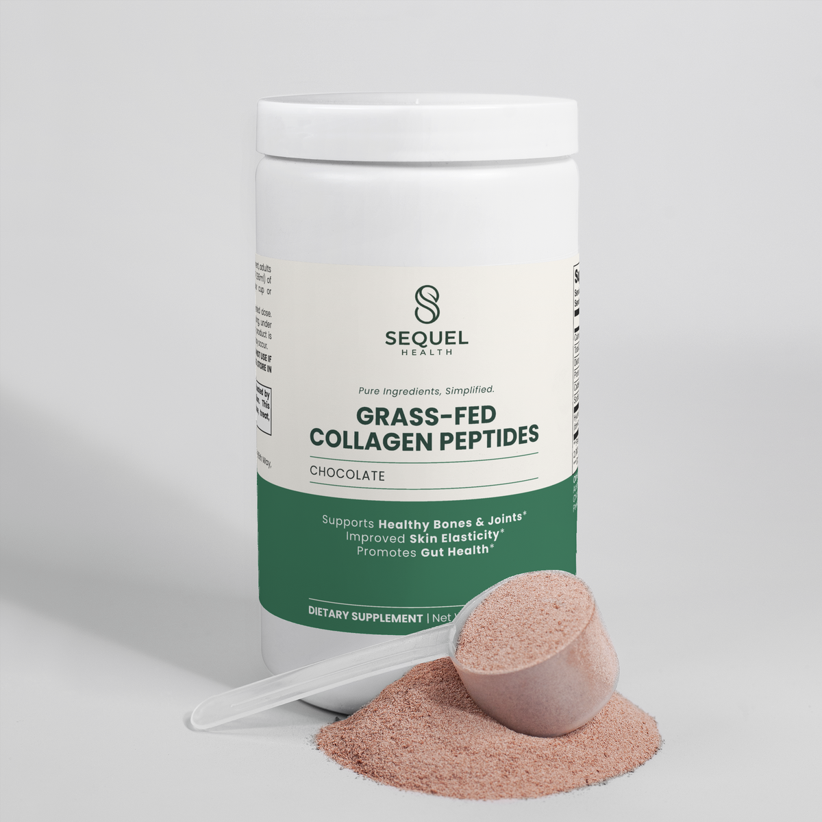 Grass-Fed Collagen Peptides Powder (Chocolate)