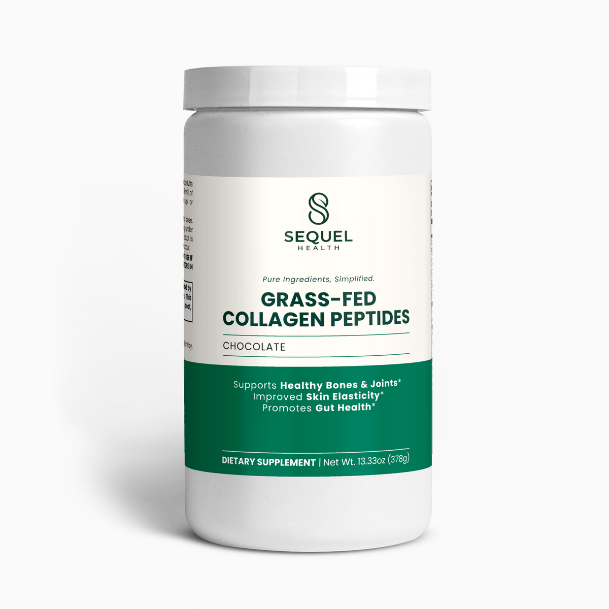 Grass-Fed Collagen Peptides Powder (Chocolate)