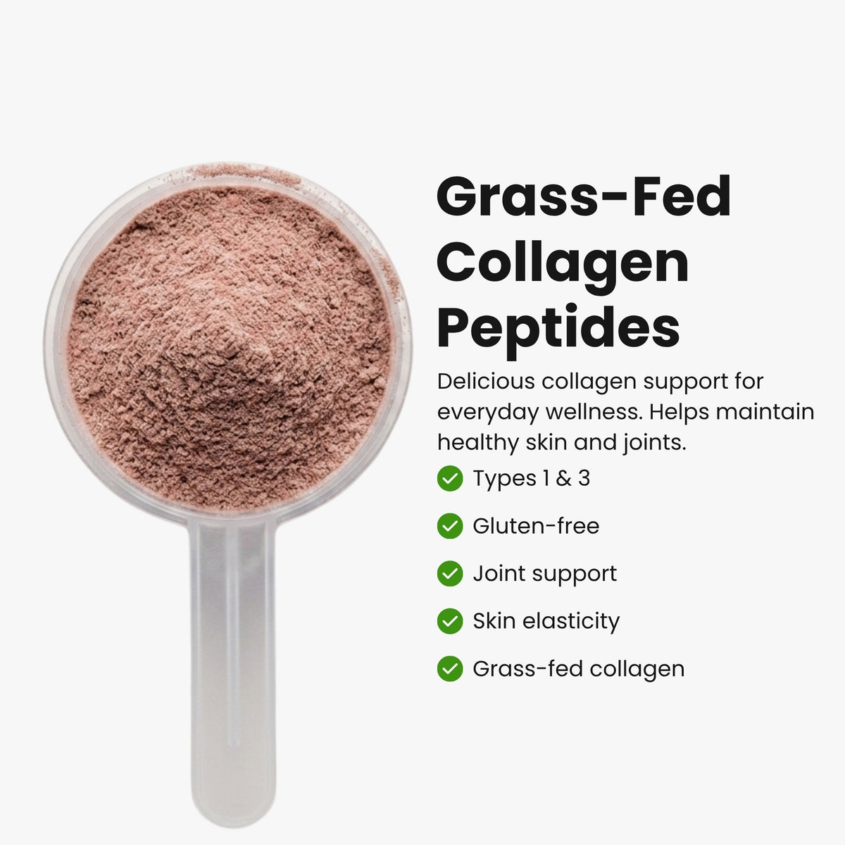 Grass-Fed Collagen Peptides Powder (Chocolate)
